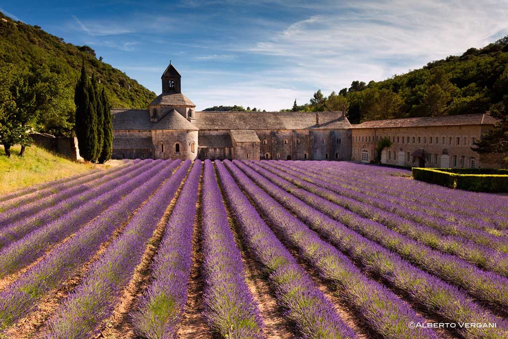 L'Abbazia di Sénanque in una foto di Alberto Vergani