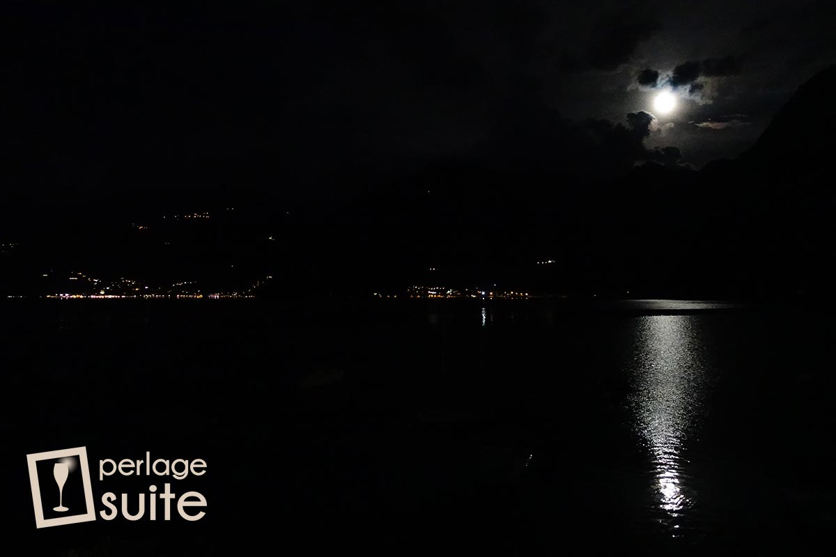 lake iseo castro riva di solto night moon