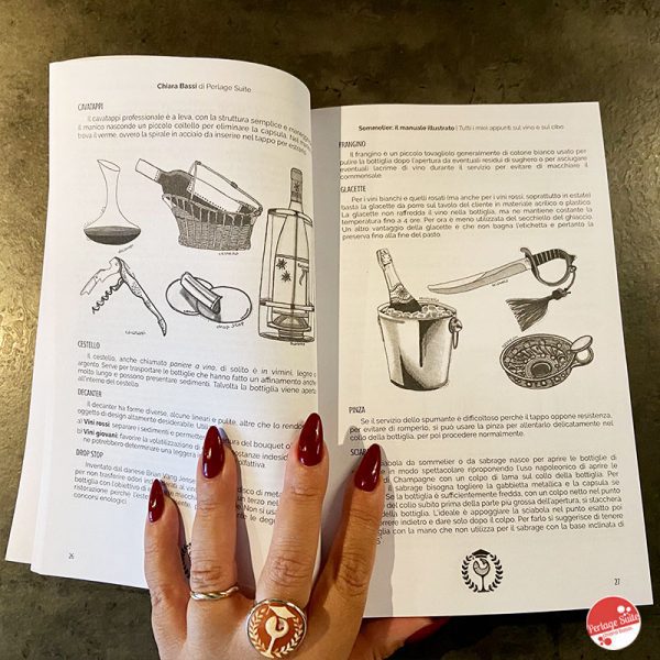 illustrated manual sommelier book chiara bassi