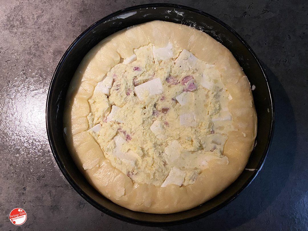 savoury potato and bacon pie recipe