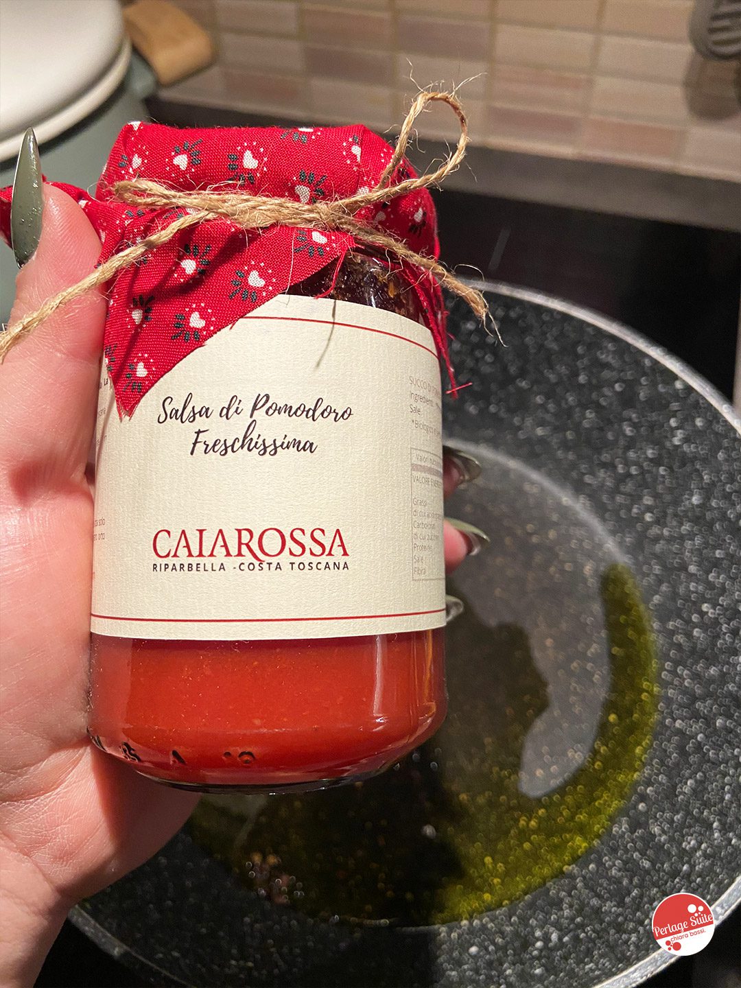 spaghetti with tomato caiarossa