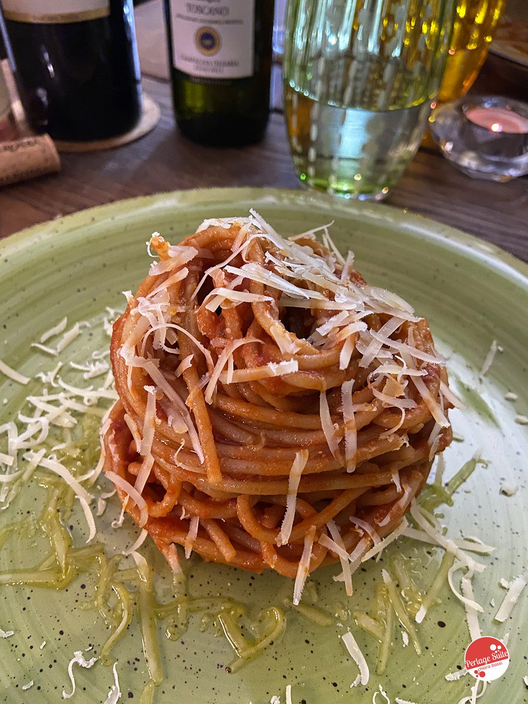 Spaghetti with tomato sauce recipe Caiarossa Italian cuisine