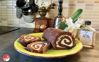 Mascarpone and bitter filled roll: foolproof recipe