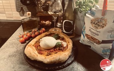 Vigne Marina Coppi and home-made Neapolitan pizza, super!