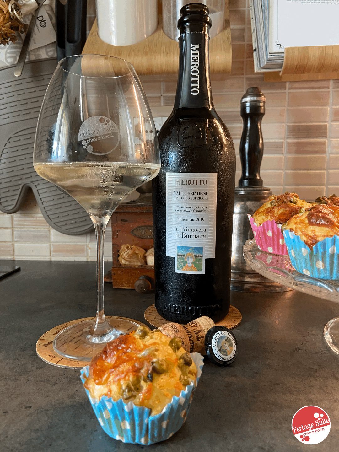 savoury muffins prosecco wine pairing recipe