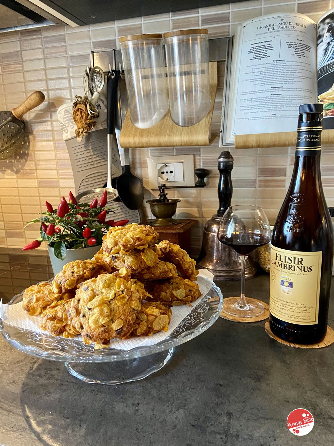 ricetta biscotti rosa del deserto elisir gambrinus