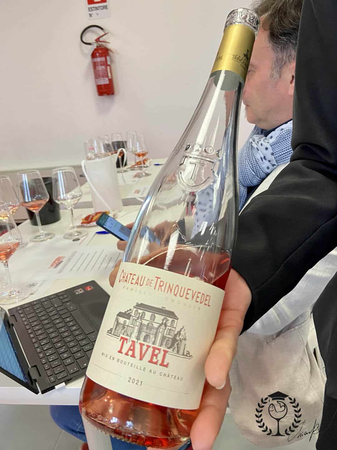 Rosé wine Tavel