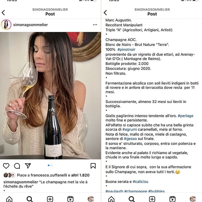 Tette grosse wine influencer simona Geri