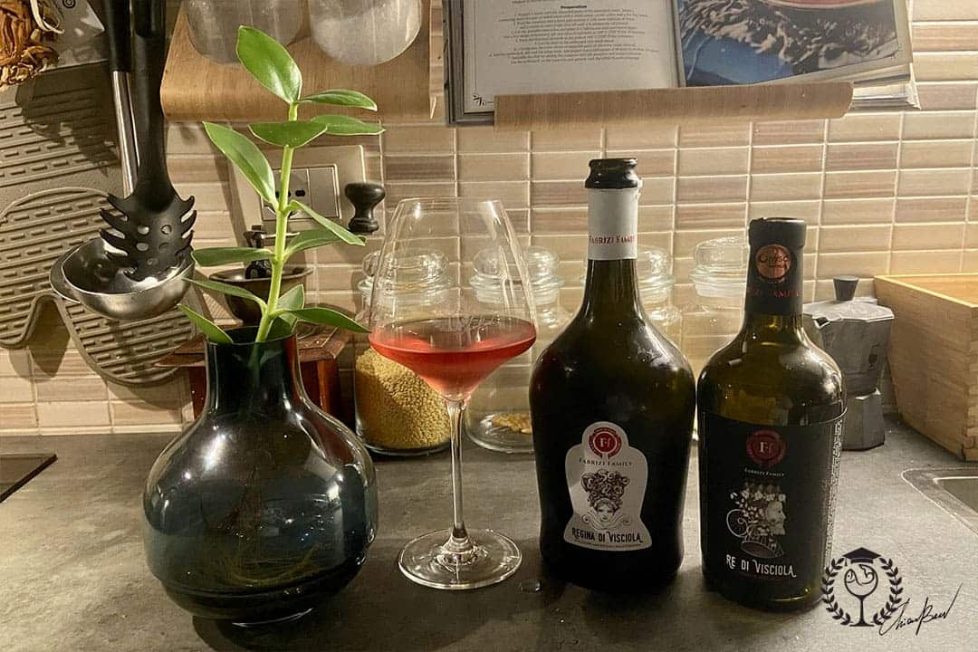 Fabrizi family sour cherry wine