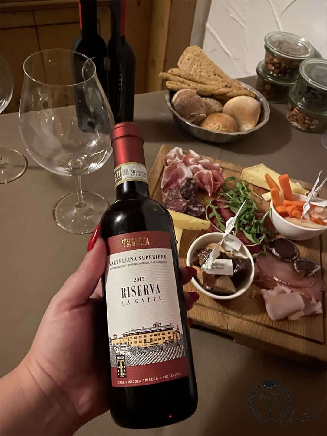 Vino sassella riserva triacca Valtellina livigno spa